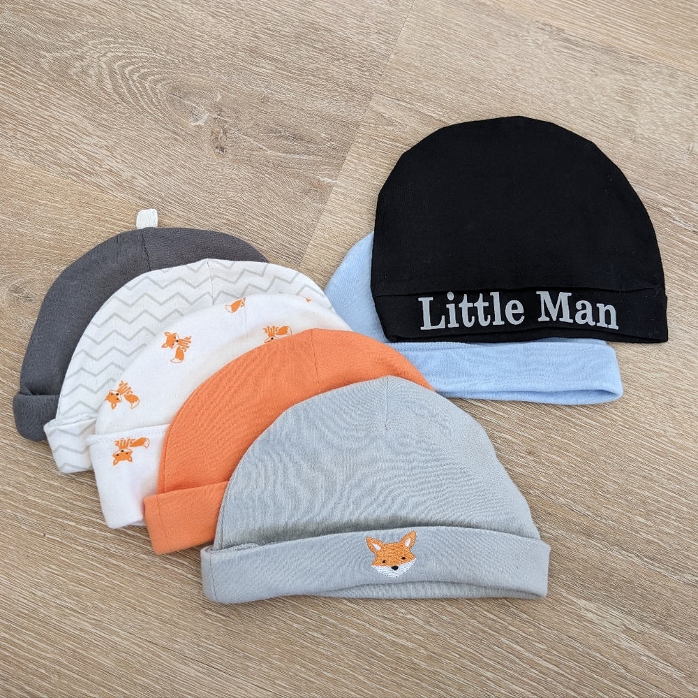 ✨4 for 12 Baby Hat Bundle 0-6 Months